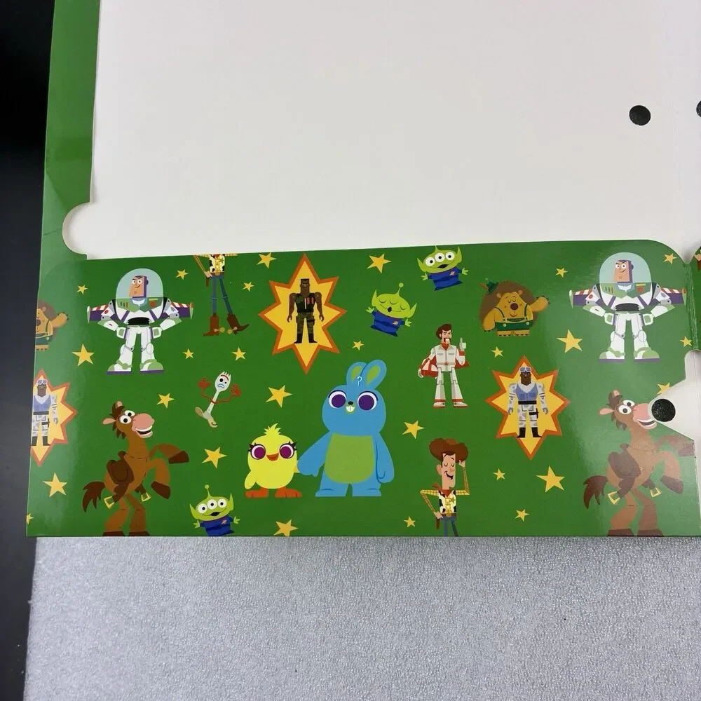 NEW Toy Story 4 Buzz 3 Ring Glossy School Notebook 2 Pocket Folder w/ Stickers
